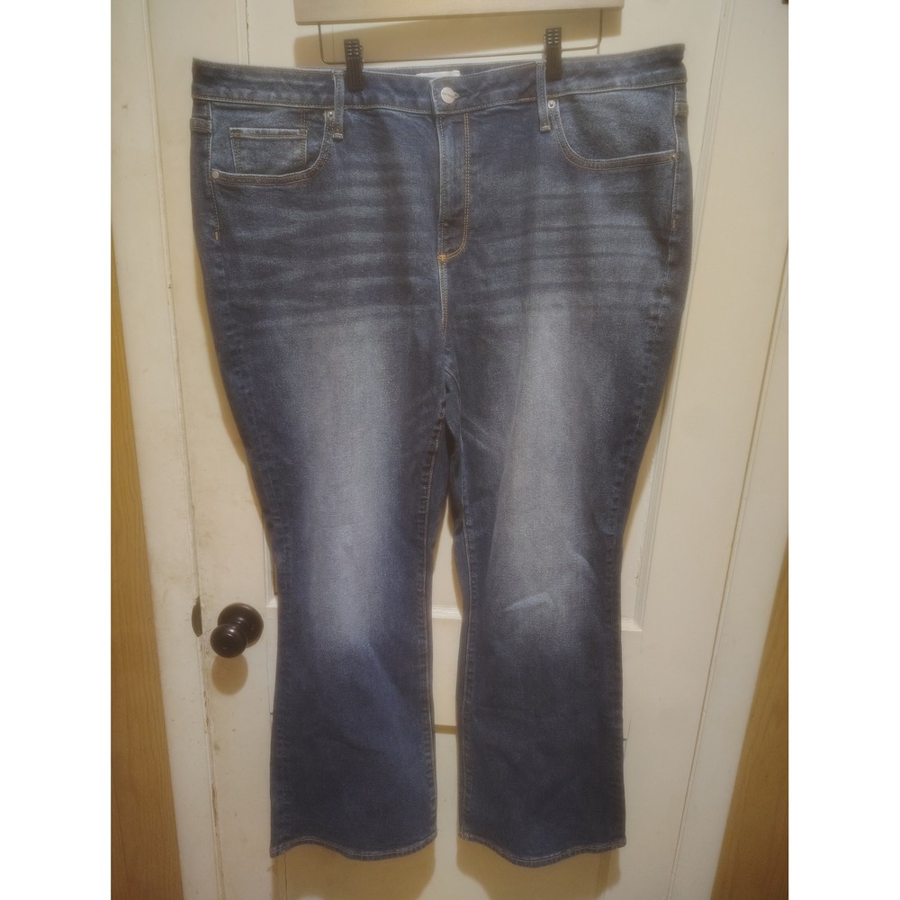 Driftwood Kelly Bootcut Jeans Womens 22 Medium Wash Stretch Denim Blue W22 L31